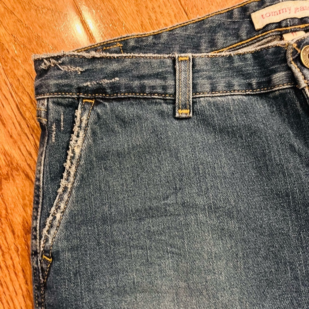 Vintage 2005 Low Rise Flare Tommy Jeans size 11 - Picture 8 of 10